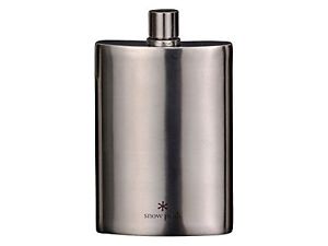 Snow Peak T-012 Flask Titanium M With Synthetic Leather Case New