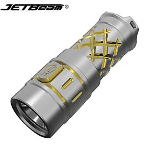 JETBeam TCE-1 TCE1 Cree XP-L LED Titanium Ti 16340 Flashlight LIMITED
