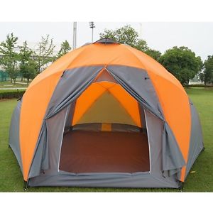 Large camping tent 5 - 8 person garden tent Double layer - Camping Festival