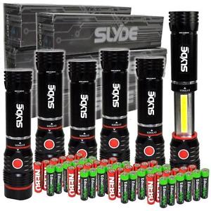 6 Pack NEBO Slyde 250 Lumen LED 