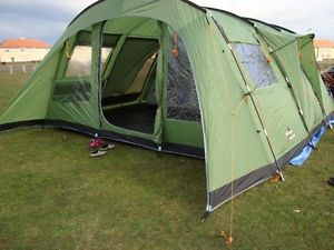 Vango athena 600 6 berth tent, carpet, and footprint, also with front canopy