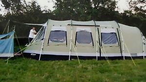 OUTWELL NORFOLK LAKE 8 PERSON POLYCOTTON TENT.