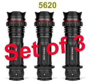 Nebo Redline Select Flashlight with Powerful Magnetic Base 310 Lumens Set of 3