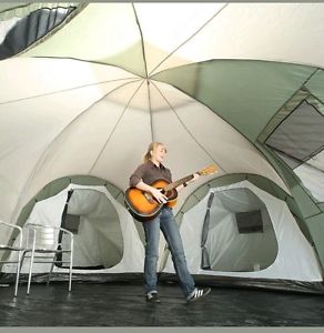 skandika Korsika 10 Person/Man Family Dome Camping Large Group Green New