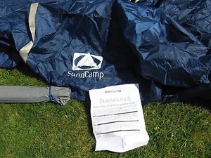 Sunncamp Tunnel 8 tent- used once in the garden so immaculate