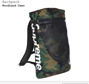 Supreme X The North Face TNF Waterproof Backpack Camo
