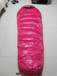 460T Glanznylon Schlafsäcke Daunenschlafsack Mumienschlafsack Wet-Look Pink neu