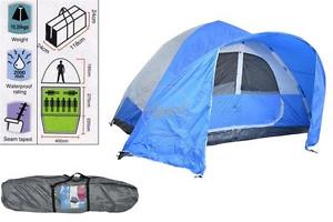 TENDA CAMPEGGIO 8 POSTI 275/285+400 x195 CM CON SACCA PER TRASPORTO