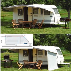 TENDALINO PARASOLE PER CAMPER CARAVAN FACILE MONTAGGIO TESSUTO SUPER RESISTENTE