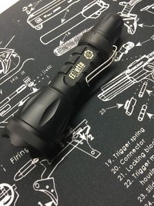 Elzetta Bravo With Strike Bezel, Single Output, Click Switch 650 Lumens