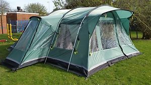 Outwell Montana 6 Tent with Footprint and Carpet  Excellent Condition
