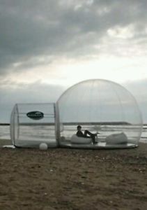 NEW Inflatable Bubble Camping Family Tent Single Tunnel With Air Blower