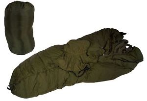 BW Fernspaeh Sacco a pelo 5 pezzi oliva usato 1. Wahl Outdoorschlafsack