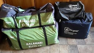 kalahari elite 10 tent with accessories