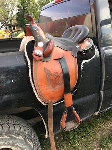 Orthoflex Saddle Eagle And Shield Unique 15" Seat
