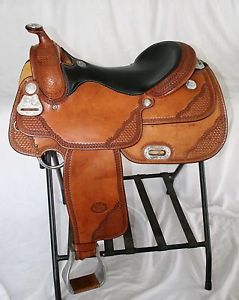 Billy Cook Pro Reiner 17" Saddle Slightly Used - All New Silver! Free Shipping!