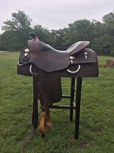 Pards Advantage Reiner 16" Sterling, Tooled Show Saddle Reining Ranch Riding