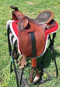 OrthoFlex American Outback Aussie Saddle With Saddle Bags, Reg Shipping Included