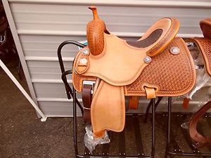 Martin Cervi Crown C Barrel Racing saddle 14" seat