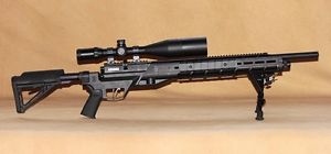 Benjamin Armada .22 Air Rifle With Scuba Tank