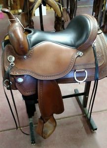 Circle Y Saddle. Trail Flex Tree, Cactus Flower 16"