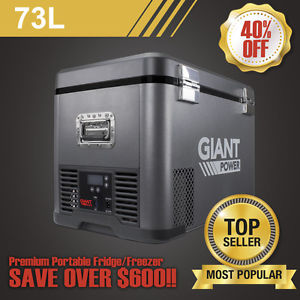 73L Portable Fridge Freezer Camping Car Caravan Boat Cooler 4WD 12V 24V 240V