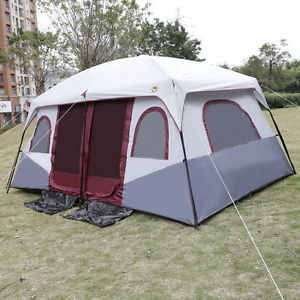 NEW Outdoor Tent Camping Tent 8-10 Person 2-Bedroom Outdoor Camping