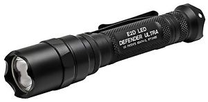 SureFire E2D Defender Ultra Dual-Output Flashlight with Dual-output tailcap