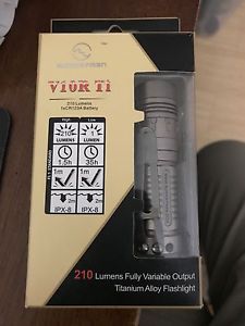 Sunwayman V10R Custom Titanium flashlight