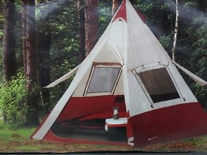 CAMPING TEEPEE TENT 7 PERSON Kids Adult Family Outdoor Camping Hiking Traveling