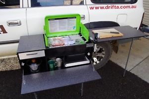 NEW DRIFTA CAMPING KITCHEN BLACK STAINLESS FINISH OUTDOOR COOKING