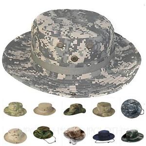 CLASSIC COMBAT ARMY STYLE GI BOONIE BUSH JUNGLE HAT SUN CAP RIPSTOP Bulk Lot buy