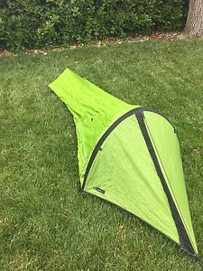 Nemo Gogo LE green one person tent inflatable tube
