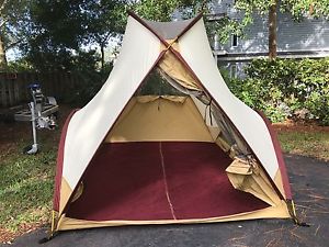 RARE Moss Tent Encore Camden Maine 6 foot standing sleeps 4-6 Open Dome with Fly