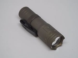 LensLight Mini Aluminum Tan (CR123) Tactical Flashlight Cree TAD Gear Edition