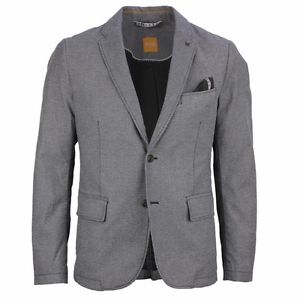 BOSS Orange Casual Giacca da uomo grigio Sale E Pepe Effetto Beneslim BS W