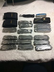 Leatherman Wave, Super Tool, Skeletool, other multitool - lot of 20