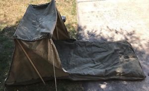 Antique ALASKA SLEEPING BAG CO. 100% DOWN And Canvass SLEEPING BAG