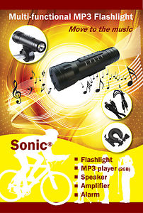 Multi-functional MP3 Flashlight