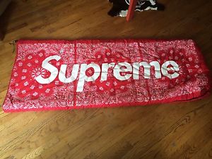 Supreme Paisly Red Sleeping Bag