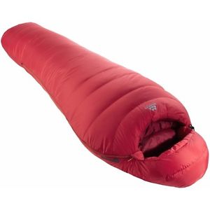 MOUNTAIN EQUIPMENT GLACIER 1000 SLEEPING BAG LEFT ZIP IMPERIAL RED (REGULAR)