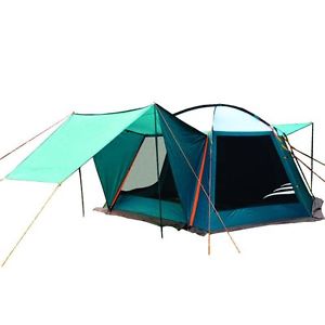 NTK Texas GT 7 Person 14 x 14 x 6.9FT 100% Waterproof Deluxe Family Camping Tent