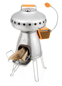 BioLite BaseCamp Eco-Friendly Stove Grill Off-Grid Camping Cooking Wood Powered