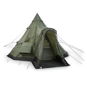 New Guide Gear Deluxe Teepee Tent 14'x14' Easy Set Up Camping Outdoor 10 Persons
