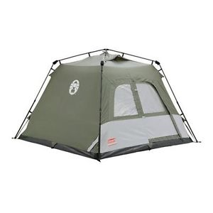 Coleman Instant Tourer Tent Camping Outdoor Four Person - Green/White