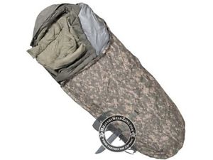 4 Pcs Modular Sleep System ACU MSS Sleeping Bag US Army Universal Digital ECWCS