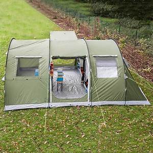 skandika Gotland 5 Tunnel Tent 5 Person/Man Green Sewn-in Floor New
