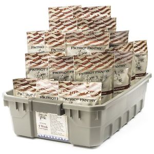 4-Week Emergency Food Supply – 140 Adult Servings