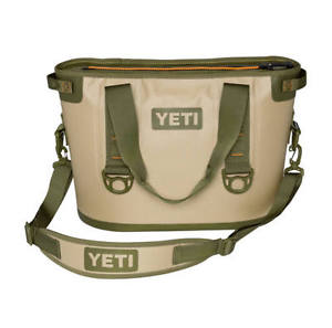 YETI Hopper 20 - Field Tan / Blaze Orange, Brand New