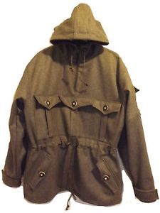 NEU SCHLUPFJACKE - JAGDJACKE / ANORAK AUS GEBIRGSLODEN Steingrau oliv